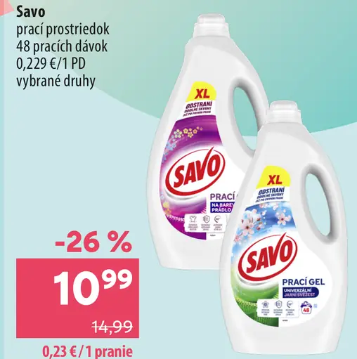 Savo prací prostriedok