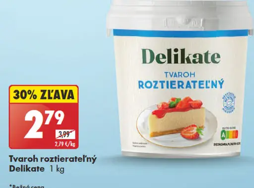 Delikate Tvaroh roztierateľný