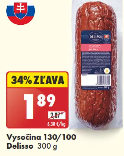 Delisso Vysočina 130/100