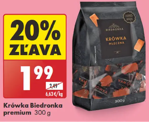 Biedronka premium krówka