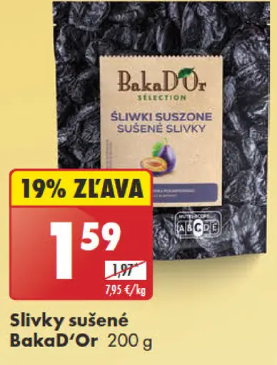 BakaD'Or Slivky sušené