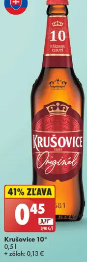 Krušovice original plechovka