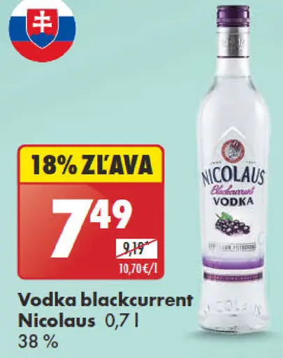 Vodka blackcurrent Nicolaus