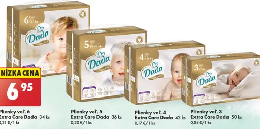 Dada Plienky vel. 6 Extra Care