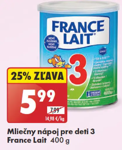 France Lait Mliečny nápoj pre deti 3