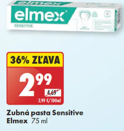 Elmex zubná pasta Sensitive