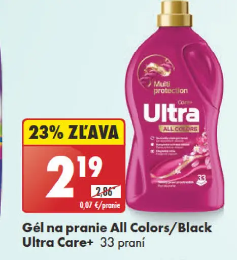 Ultra Gél na pranie All Colors/Black Ultra Care+