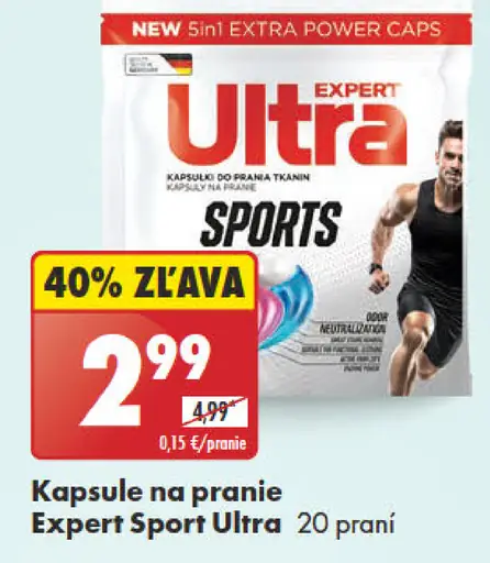 Eden Kapsule na pranie Expert Sport Ultra