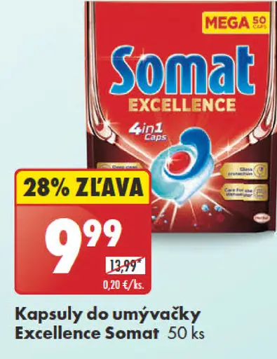 Somat Excellence kapsuly do umývačky