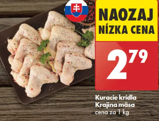 Krajina mäsa Kuracie krídla