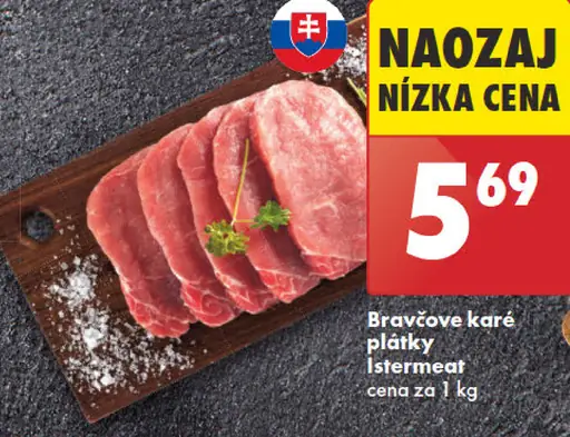 Istremeat Bravčové karé plátky