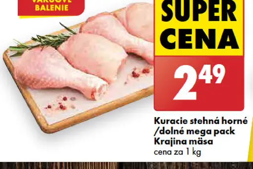 Kuracie stehná horné / dolné mega pack