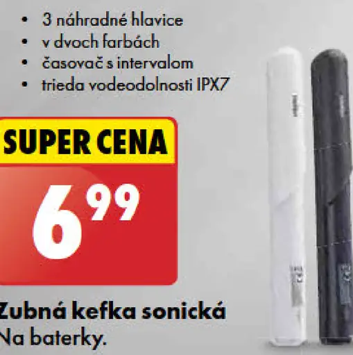 Zubná kefka sonická