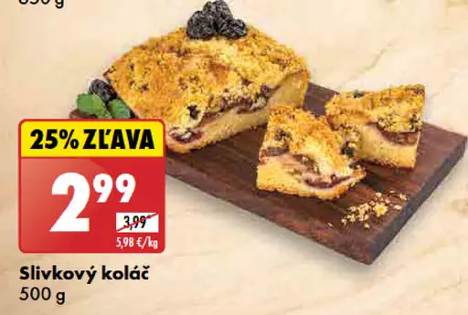 Slivkový koláč