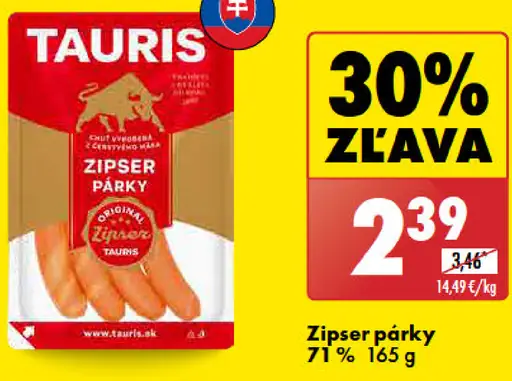 Zipser párky 71%