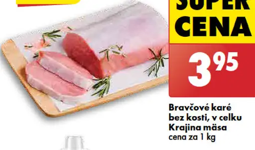 Bravčové karé bez kosti, v celku