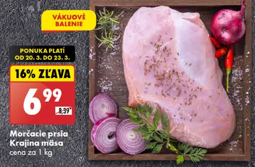 Krajina mäsa Morčacie prsia