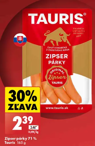 Tauris Zipser párky