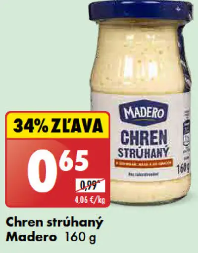Madero Chren strúhaný