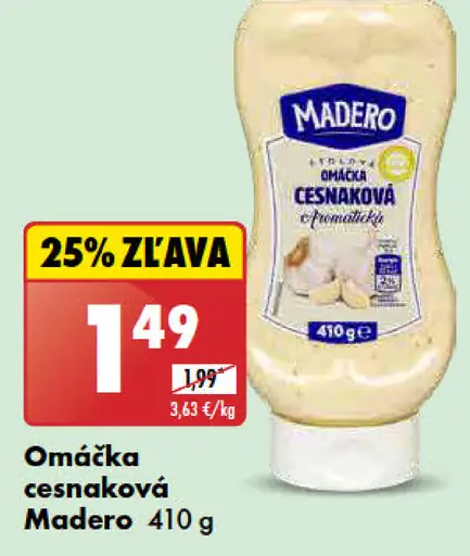 Madero Omáčka cesnaková