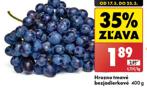 Hrozno tmavé bezjadierkové