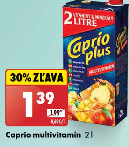 Caprio multivitamínový nápoj