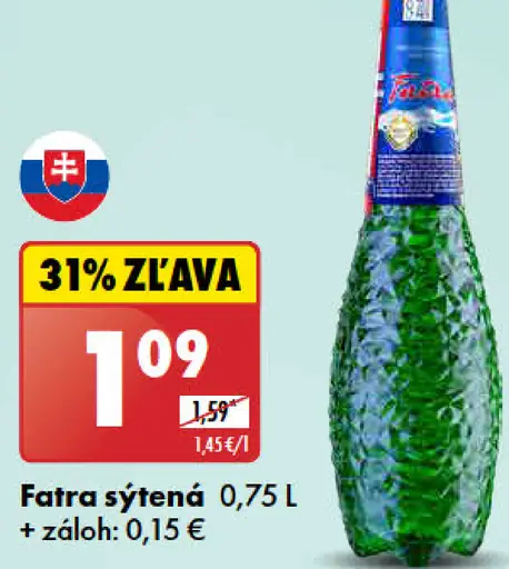 Fatra sýtená voda