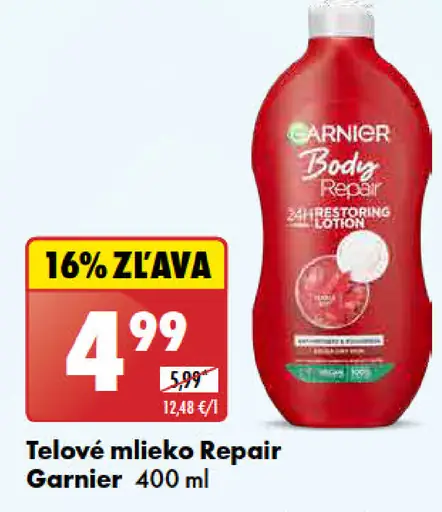 Garnier Telové mlieko Repair
