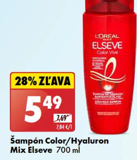 L'Oréal Šampón Color/Hyaluron mix Elseve