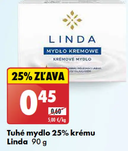 Linda Tuhé mydlo 25% krému