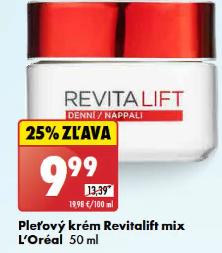 L'Oréal Pleťový krém Revitalift mix