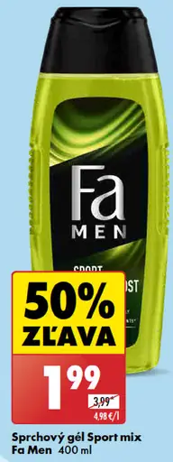 Fa Men Sprchový gél Sport mix