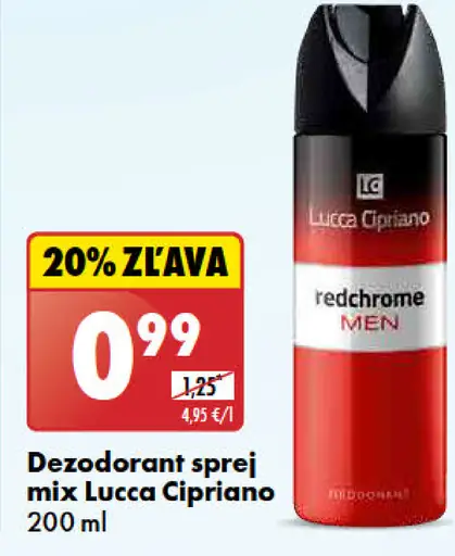 Lucca Cipriano Dezodorant sprej mix