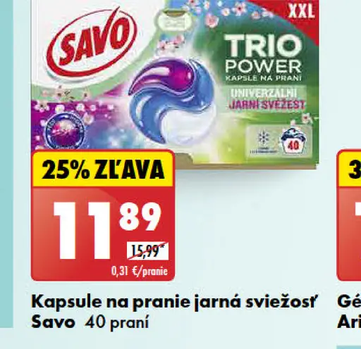 Savo Kapsule na pranie jarná sviežosť