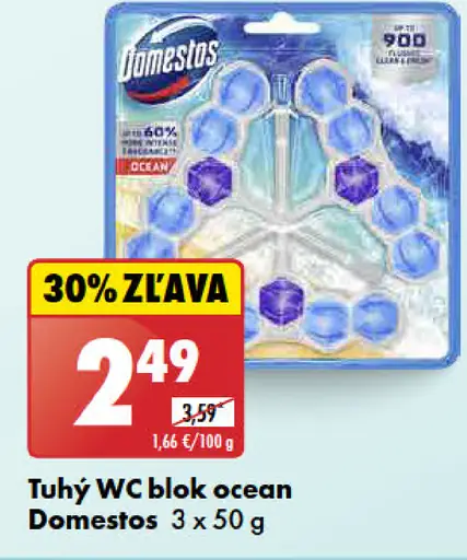 Domestos Tuhý WC blok ocean
