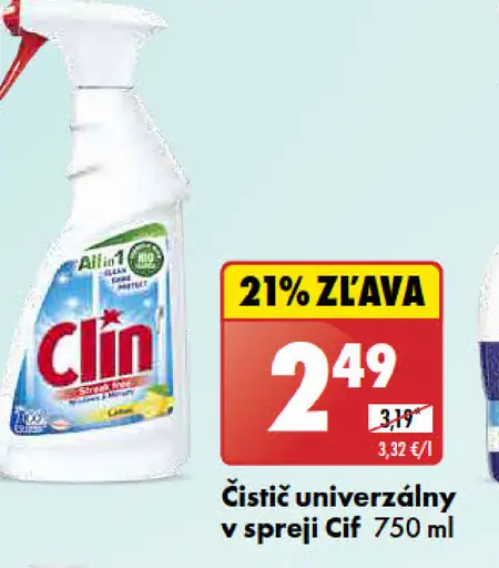 Cif Čistič univerzálny v spreji