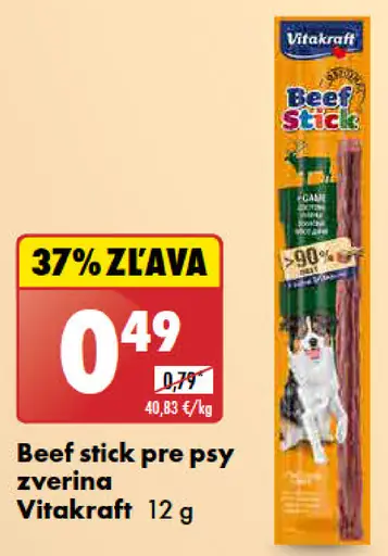 Vitakraft Beef stick pochúťka pre psy