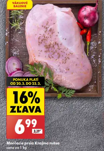 Krajina mäsa Morčacie prsia