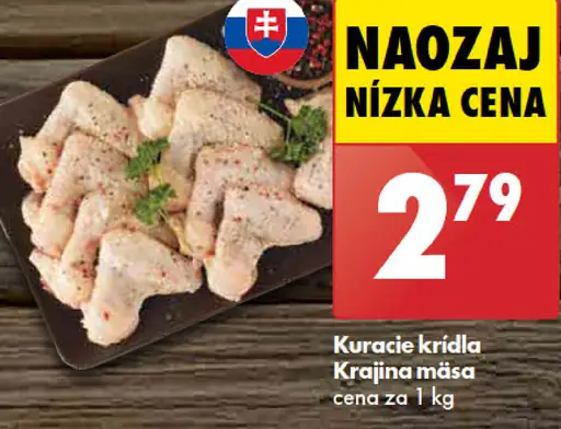 Krajina mäsa Kuracie krídla