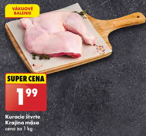 Krajina mäsa Kuracie zadné štvrte