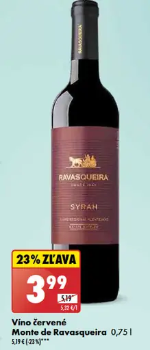 Ravasqueira Monte de Vino červené