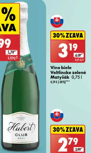 Matyšák Veltlínske zelené Vino biele