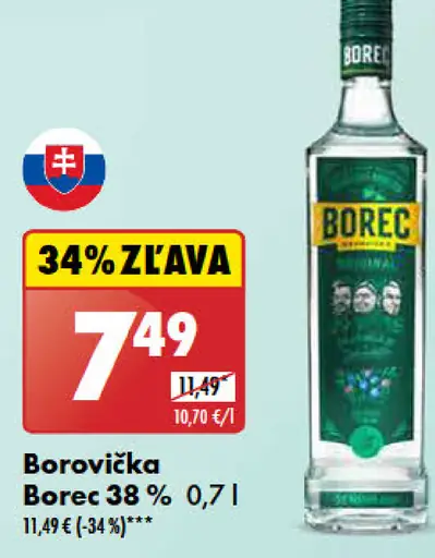 Borec borovička