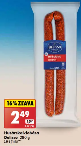 Delisso Husárska klobása