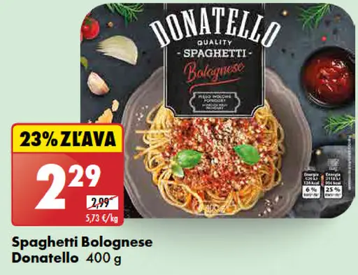 Donatello Spaghetti Bolognese