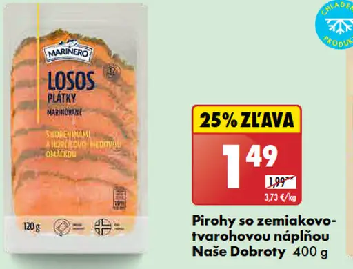 Naše Dobroty pirohy so zemiakovo-tvarohovou náplňou