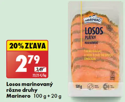 Marinero losos plátky