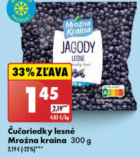 Mrożna kraina Čučoriedky lesné
