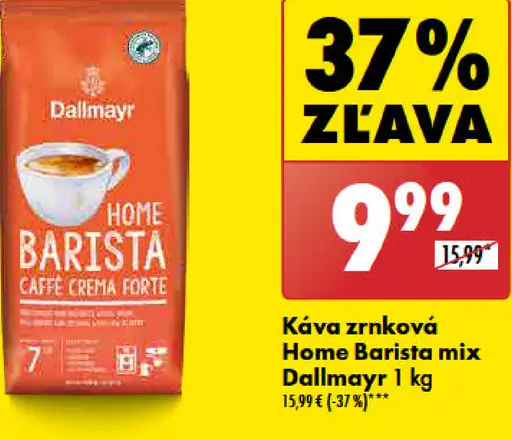Dallmayr Home Barista mix káva zrnková