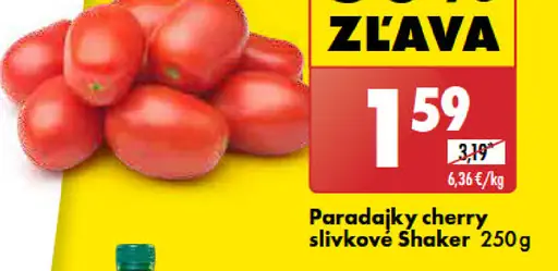 Shaker Paradajky cherry slivkové